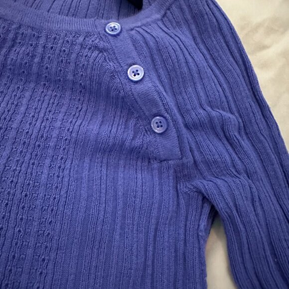 Moda International Purple Sweater - Size Small - Picture 5 of 7